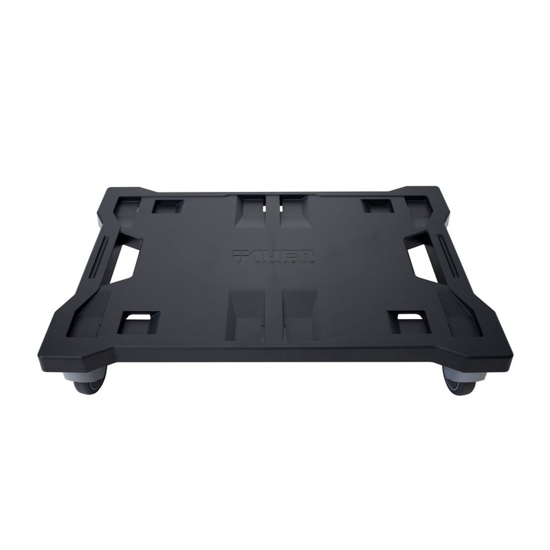 Rodillo de transporte Makbox hasta 250kg con 2 ruedas bloqueables 640x440x137mm