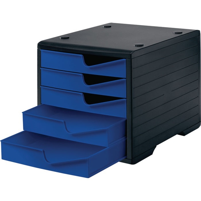 Caja de almacenamiento Styro (9000493477) 5 cajones negro/azul