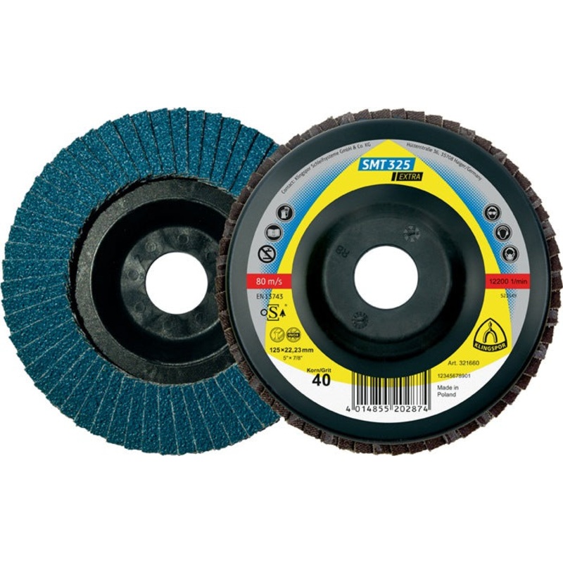 KLINGSPOR Disco dentado SMT 325 Extra  115 mm grano 40 recto (4000842813)