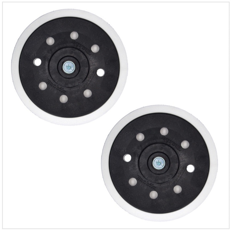 2x plato lijador suave Makita para lijadoras excntricas / lijadora 150 mm M8 (196684-1)