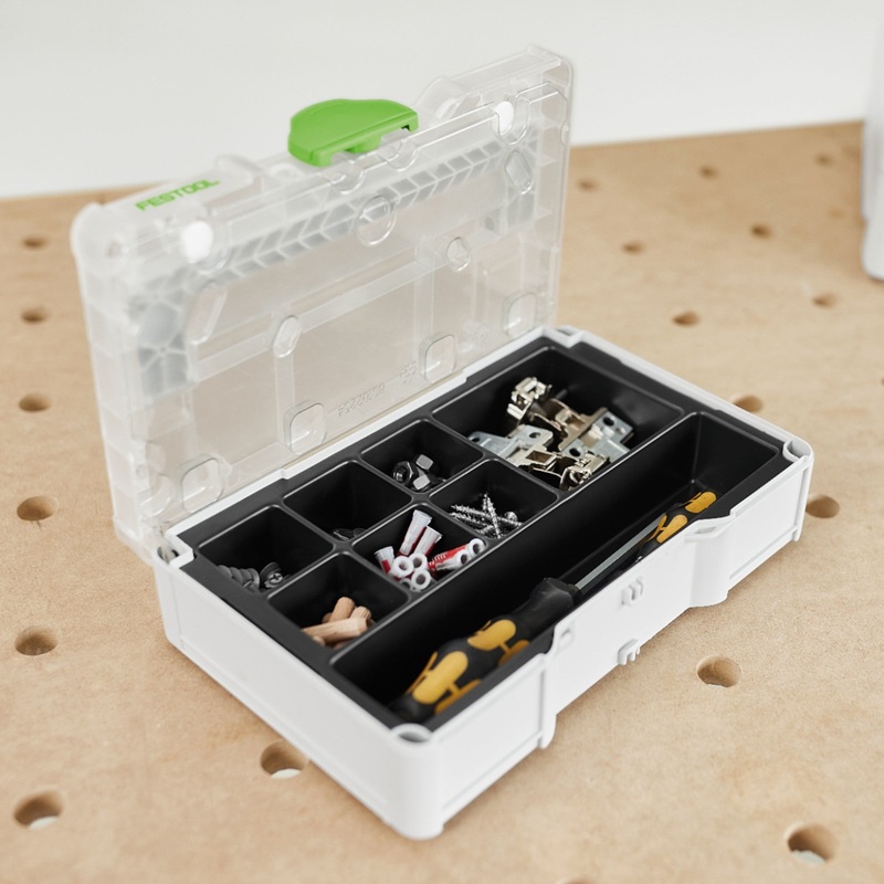 Maletn de herramientas Festool Systainer SYS3 S 76 TRA UNI 265 x 171 x 76 mm (577819) para piezas pequeas y accesorios
