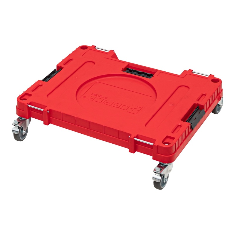 Toolbrothers Rodillo de transporte mvil RHINO XXL Plataforma de transporte con plataforma rodante ULTRA 625 x 503 x 160 mm Capacidad de carga de 120 kg con ruedas giratorias de metal y freno