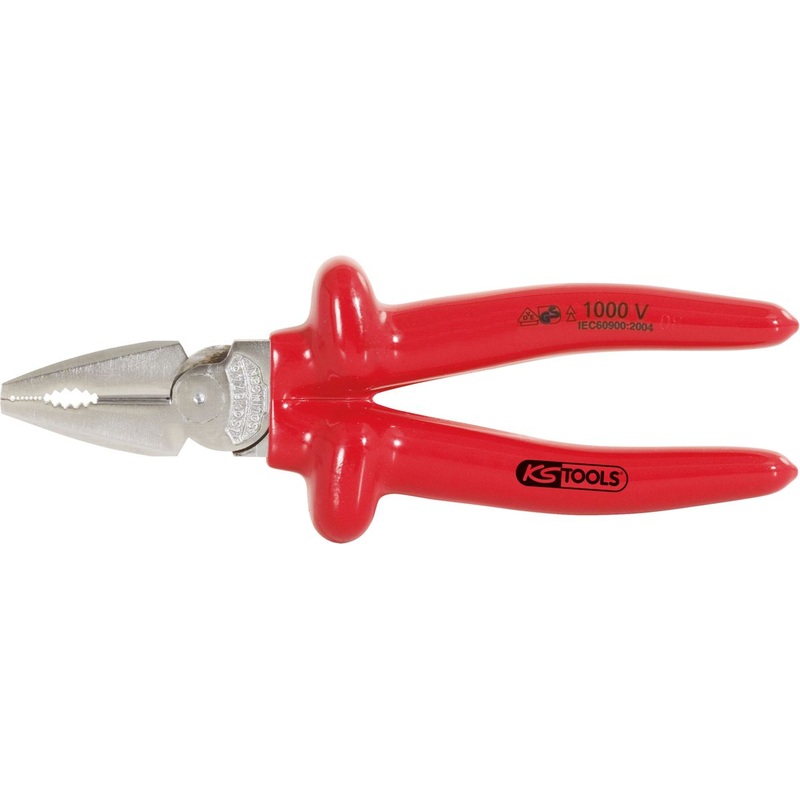 Alicate universal KS TOOLS 1000V power, 160mm ( 117.1278 )