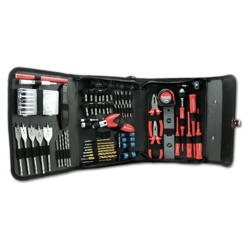 Makita 96 uds. Juego de herramientas para electricista con bolsa P-46517