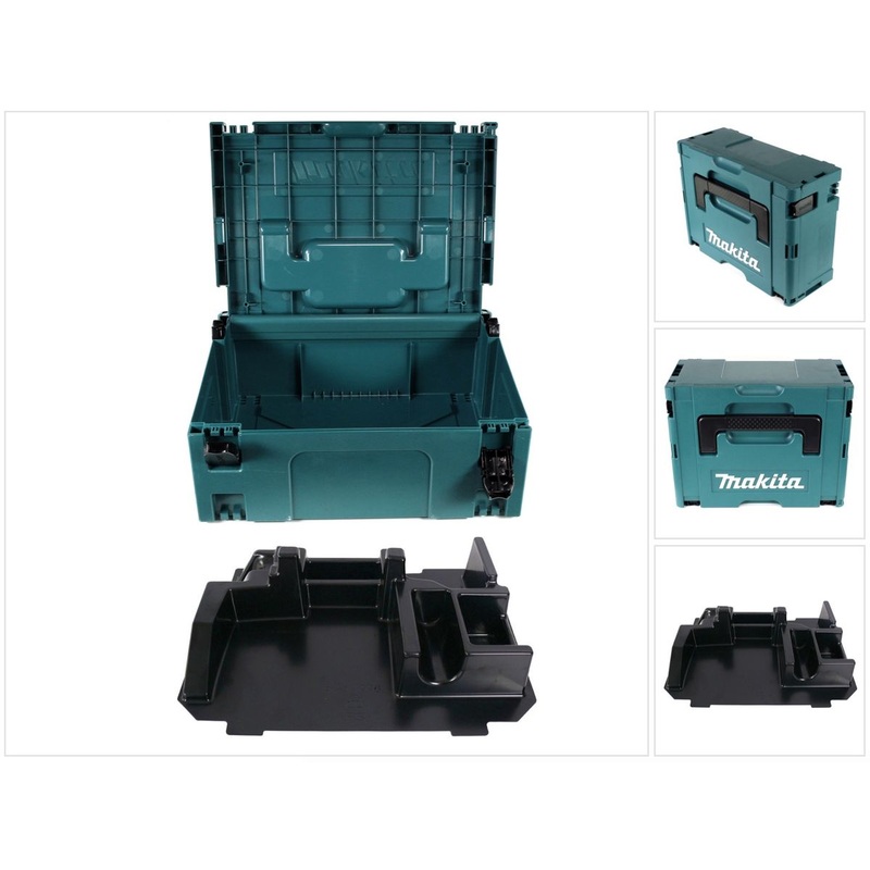 Maleta del sistema Makita MAKPAC 2 - con inserto para BDA / DDA 351