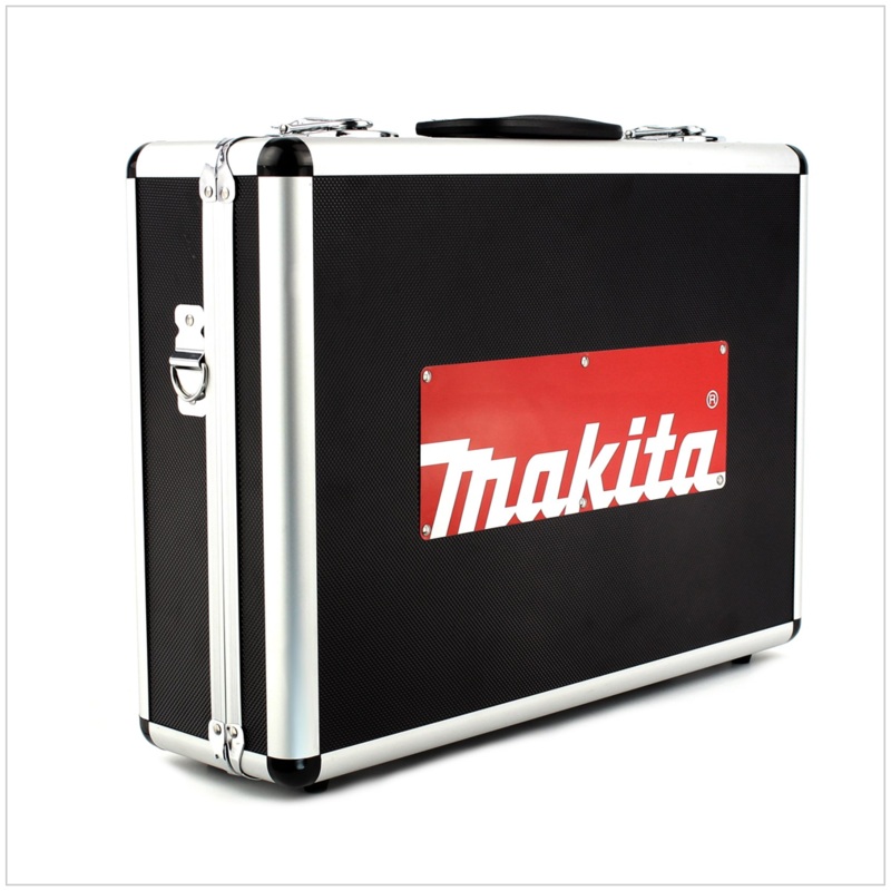 Maleta Makita UNIVERSAL de aluminio negra con inserto de espuma