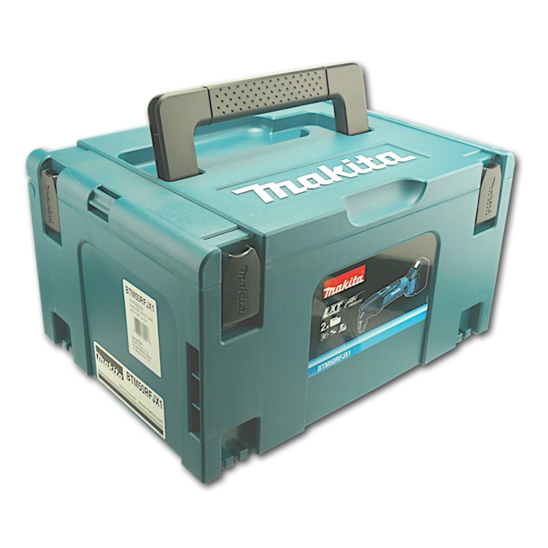 Maletn de herramientas de transporte Makita MAKPAC 3 que incluye un juego de herramientas de 8 piezas para BTM DTM 40 / 50