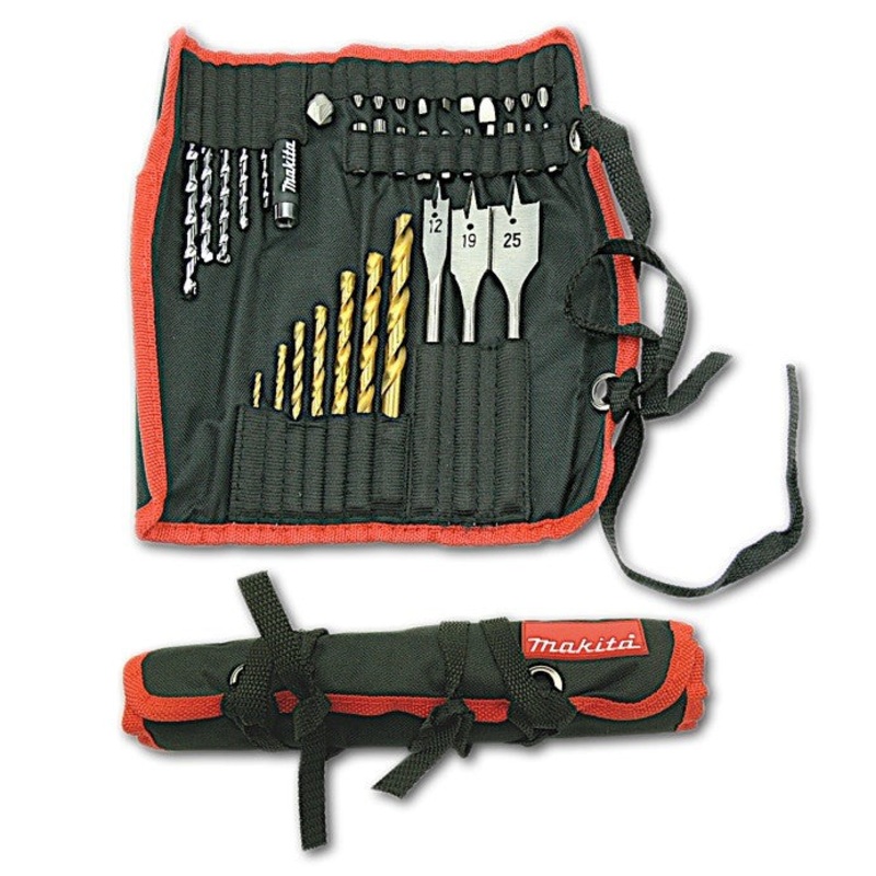 Maletn para herramientas Makita de aluminio incl. juego de herramientas de 37 piezas