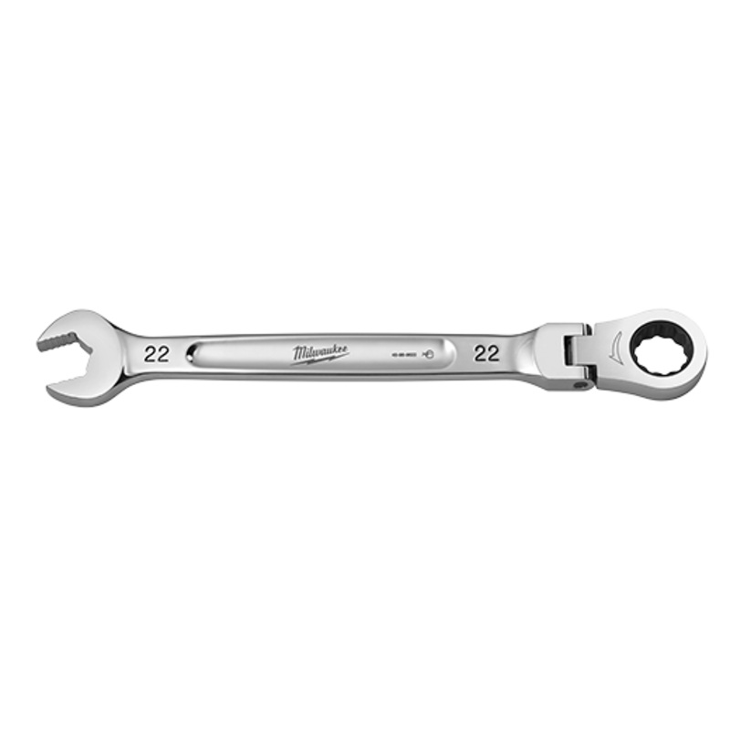 22mm Flex Head Ratcheting Combination Wrench