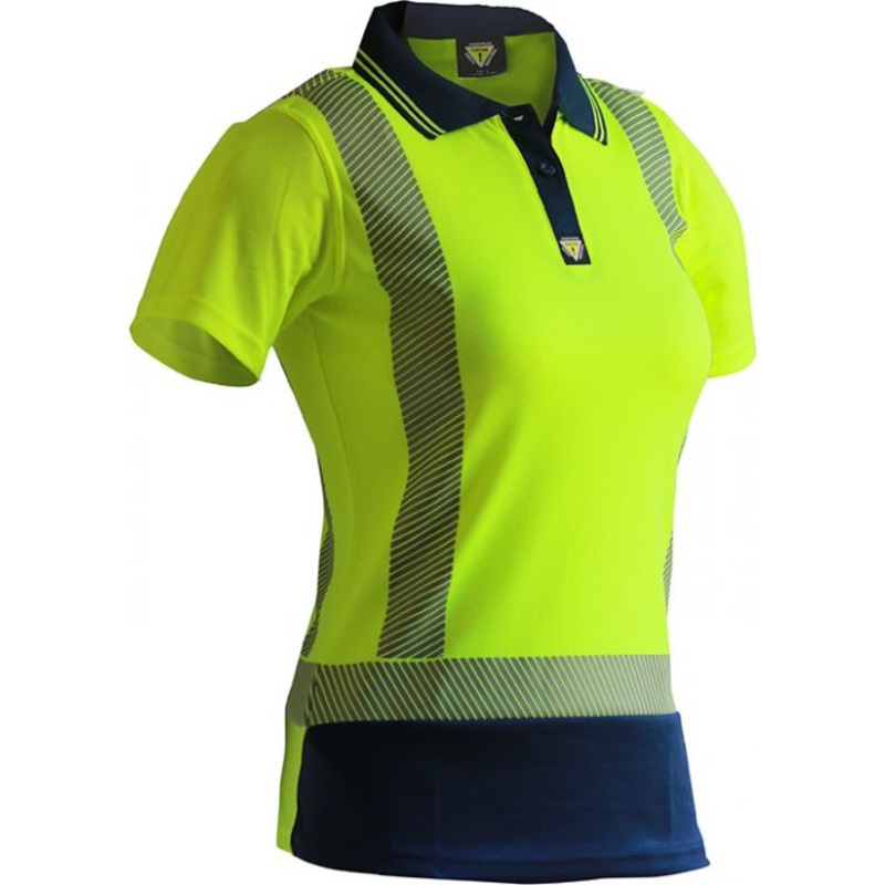 Caution D/N Segmented Tape Women's Micro Fibre Polo -Size 28