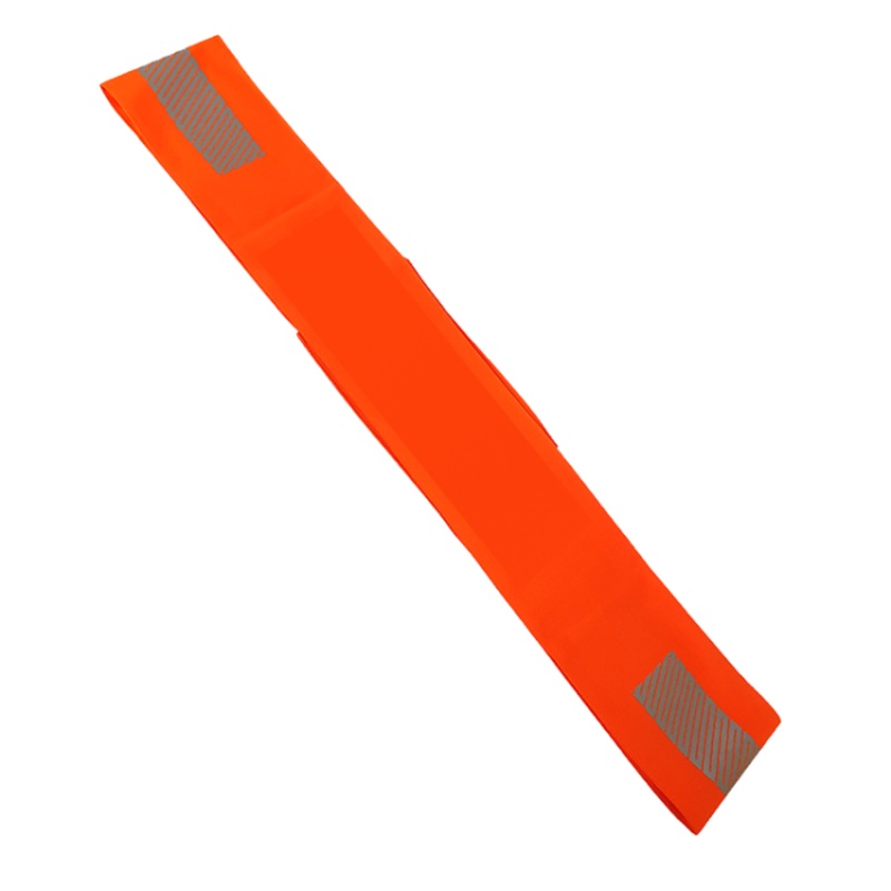 Blank Sash with Velcro - Hi Vis Orange