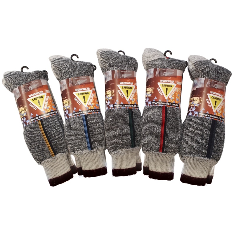 Caution Thermal Work Socks-Size 13-14