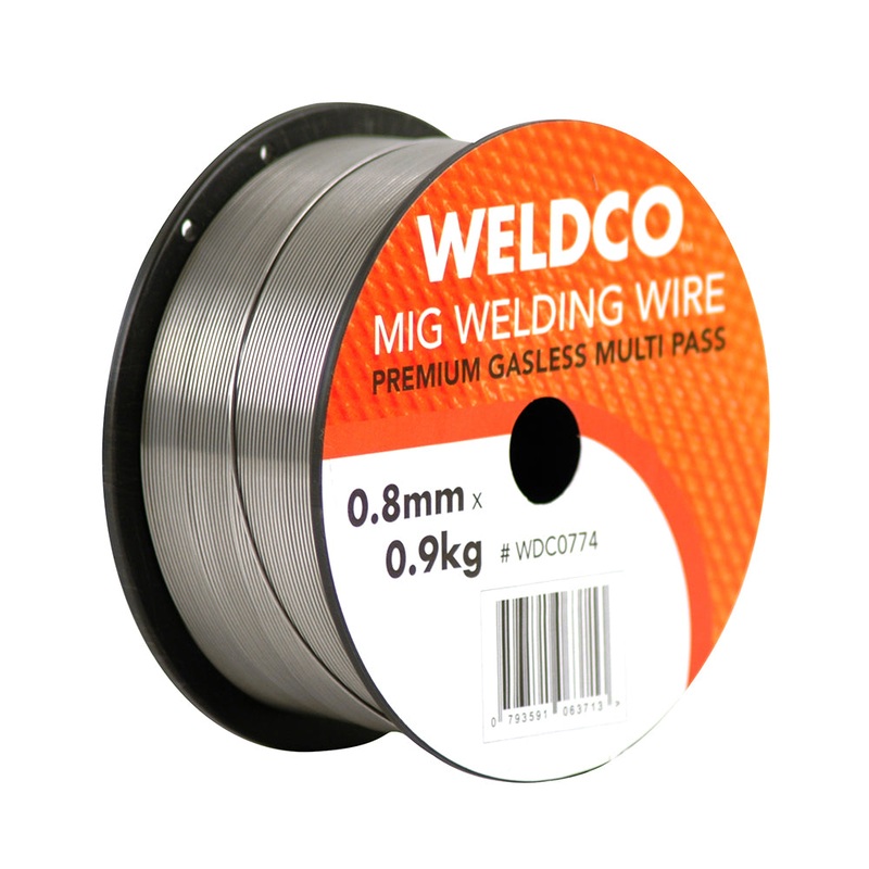 Weldco MIG Welding Wire - Gasless Multi Pass  0.8mm x 0.9kg