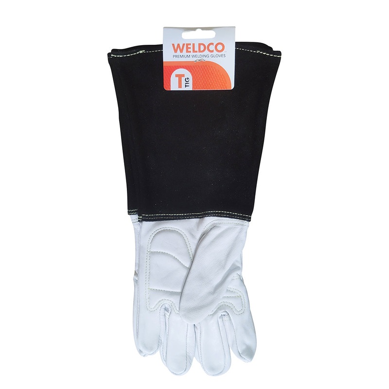 Weldco Premium TIG Welding Gloves  White/Black