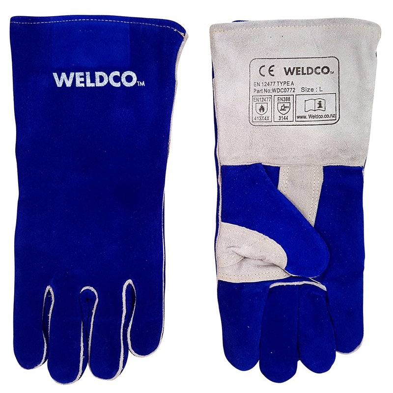 Weldco Premium Welding Gloves  BLUE