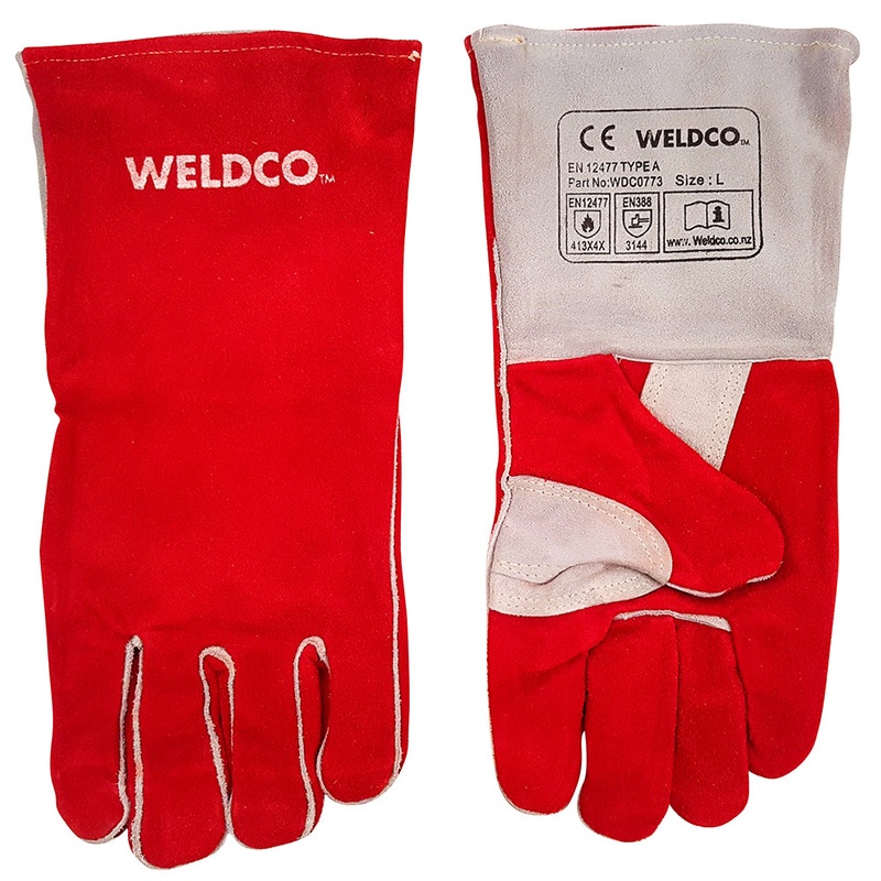Weldco Premium Welding Gloves  RED