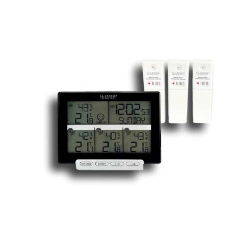 La Crosse Weather Station with 3 Remote Sensors - IC-308-1412-3TX