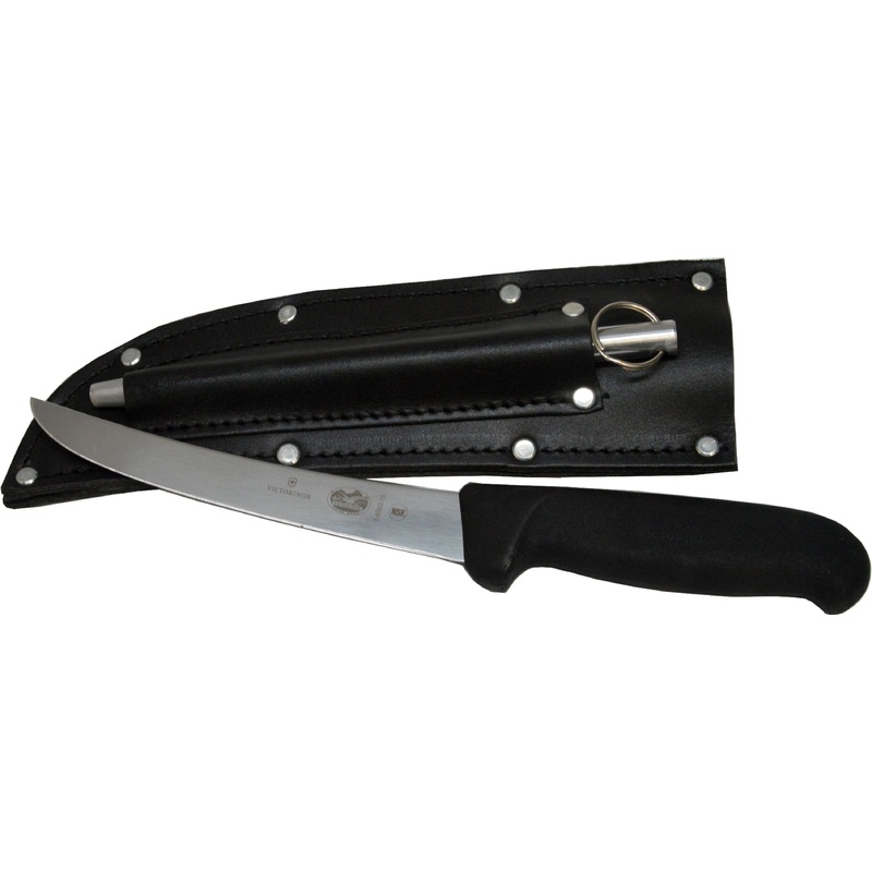 Victorinox Boning Set 5.6503.15 with Leather Sheath & Ring Steel
