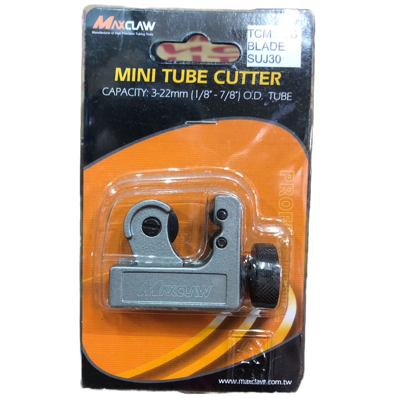 Maxclaw Mini Tube Cutter (1/8"-7/8") #Tcm120B | Model : TC-TCM120B