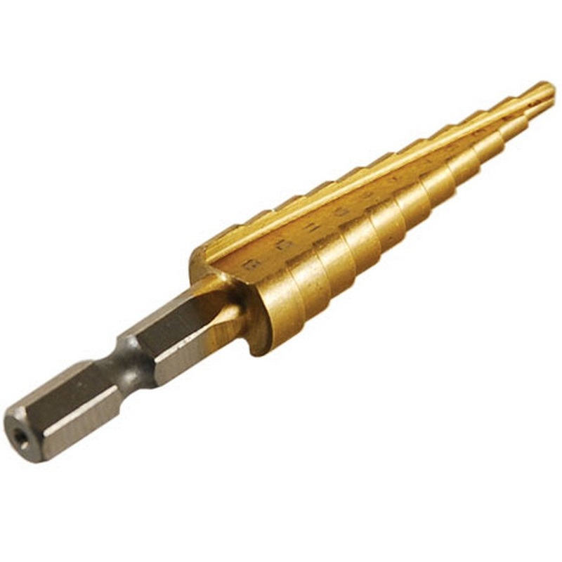 Tool Step Drill 3 - 13mm  11 Steps Titanium Coated