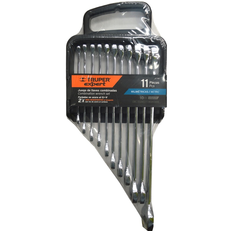 Truper Combination Wrench Set - Metric 11-pce