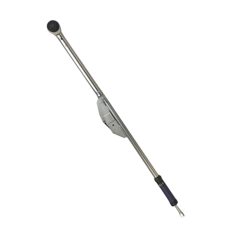 Wayco Adjustable Breakback Torque Wrench 3/4"Dr, 36 teeth 200-800Nm (150-600ft/lb), ?4%. Display Window. L 1320mm.