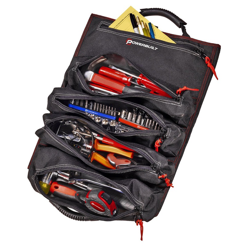 CAT 5 Pocket Roll Up Tool Bag