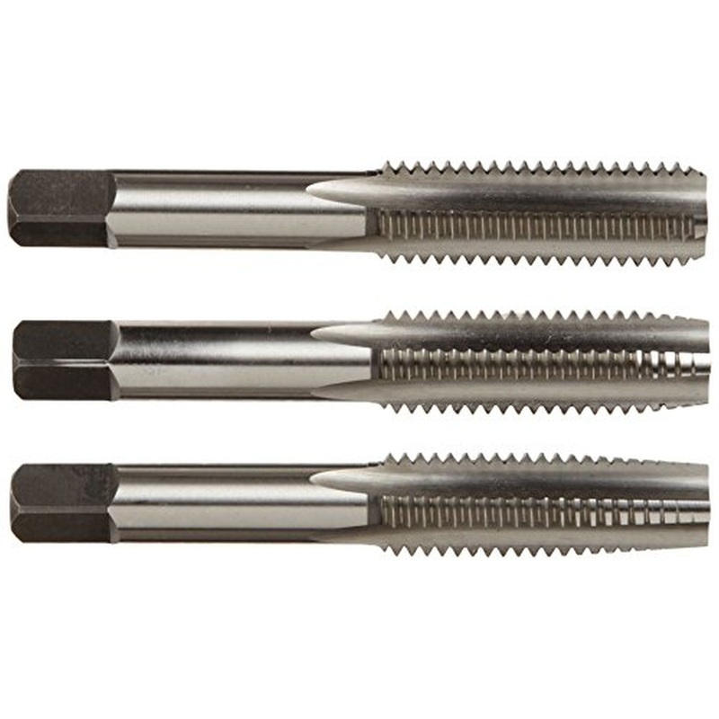 Alfa Tools CSHTS70546 3/4 in. x 10 TPI NC Carbon Steel Hand Taps, 3 Piece Set