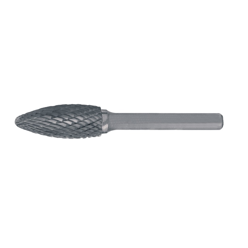 Cle-Line C17563 1/2 in. x 1/4 in. SH-5 Double Cut Carbide Burr