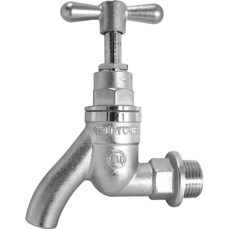 Showy 1/2" Nickel Plated Brass Bib Tap 6077-ch | Model : SHOWY-6077-CH