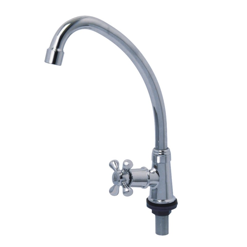 Showy "Cross" Quarter Turn J type Spout (Kitchen / Toilet) Sink Tap | Model : SHOWY-2655N