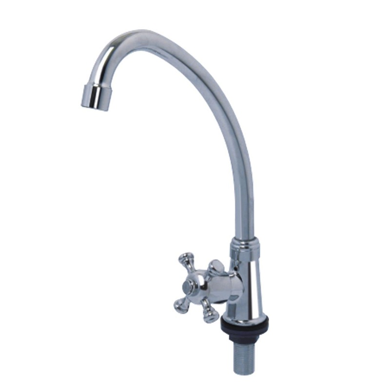 Showy X-knob "J" Type Spout Pillar Tap | Model : SHOWY-2555JC