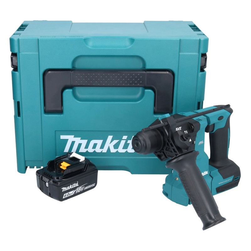 Makita DHR 183 G1J martillo perforador inalmbrico 18 V 1,7 J SDS plus sin escobillas + 1x batera 6,0 Ah + Makpac - sin cargador