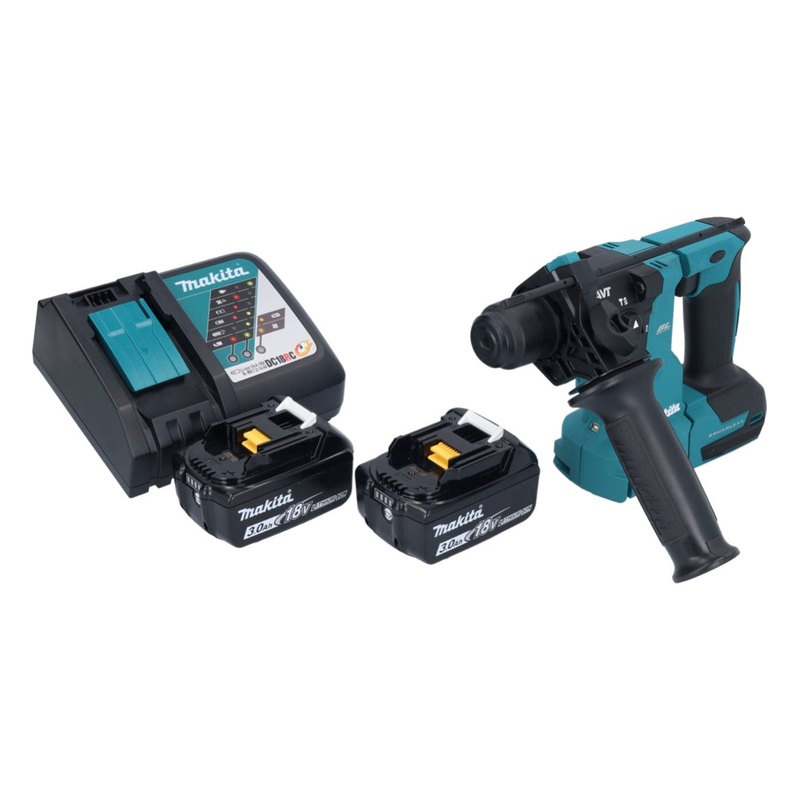 Makita DHR 183 RF martillo perforador inalmbrico 18 V 1,7 J SDS plus sin escobillas + 2x batera 3,0 Ah + cargador