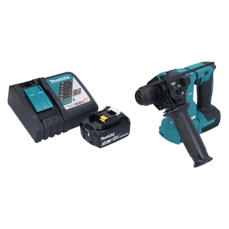 Makita DHR 183 RF1 martillo perforador inalmbrico 18 V 1,7 J SDS plus sin escobillas + 1x batera 3,0 Ah + cargador
