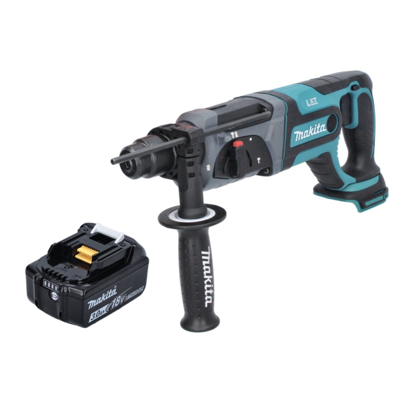 Taladro percutor inalmbrico Makita DHR 241 F1 18 V 2,0 J SDS plus + 1x batera 3,0 Ah - sin cargador