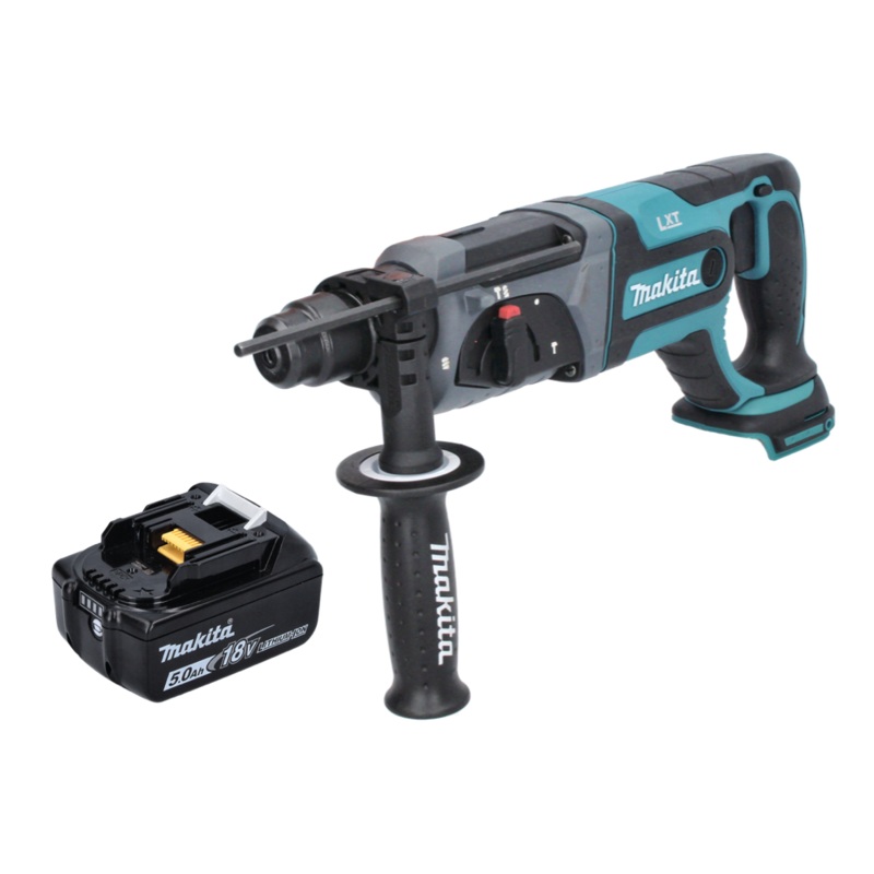Taladro percutor inalmbrico Makita DHR 241 T1 18 V 2,0 J SDS plus + 1x batera 5,0 Ah - sin cargador
