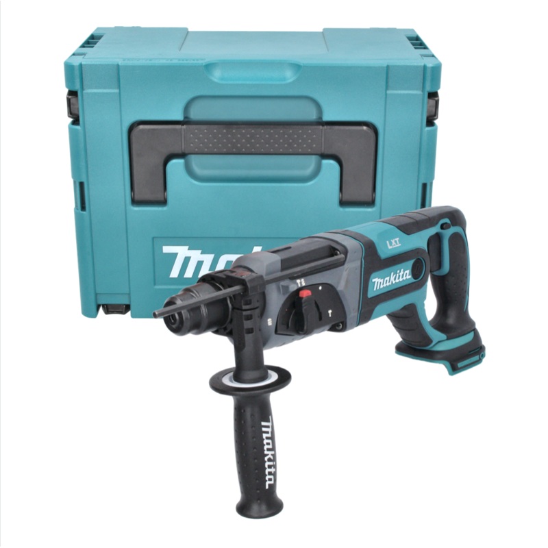 Taladro percutor inalmbrico Makita DHR 241 ZJ 18 V 2,0 J SDS plus + Makpac - sin batera, sin cargador