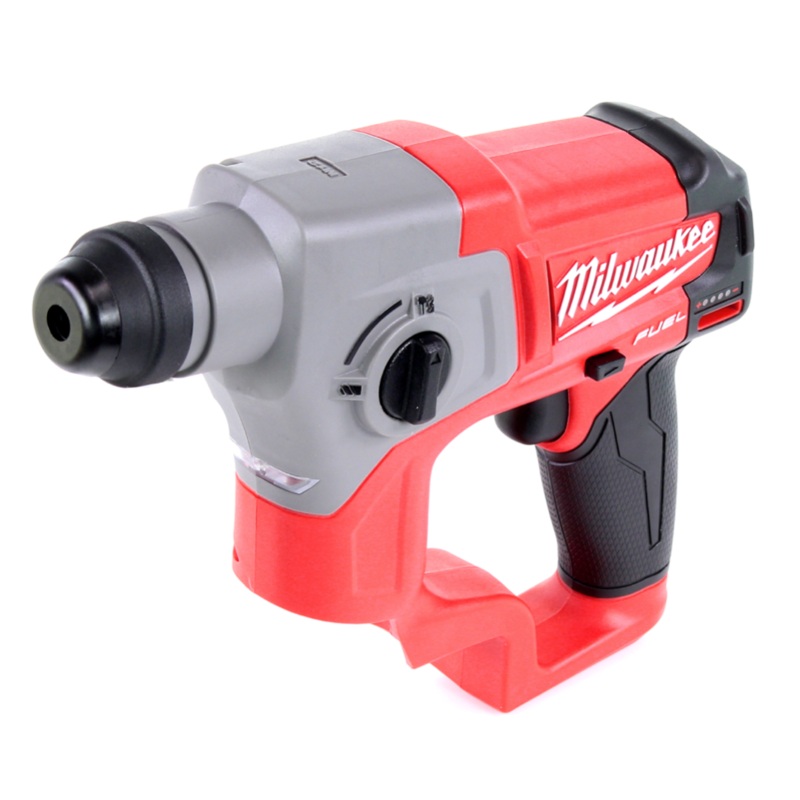 Taladro percutor inalmbrico Milwaukee M12 CH-0 12V 1.1J SDS-Plus Brushless Solo - sin accesorios, sin batera, sin cargador