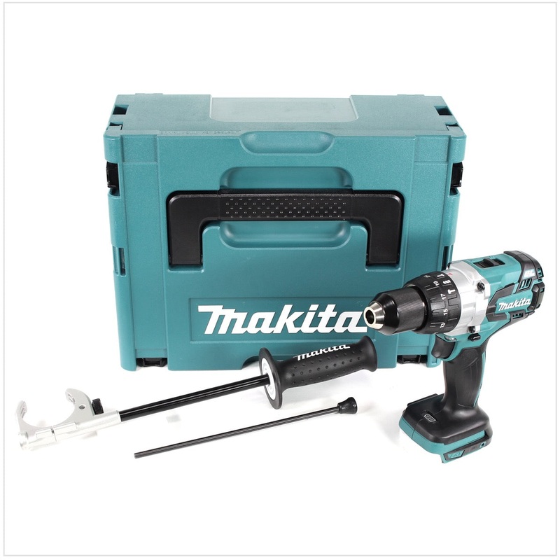 Makita DHP 481 ZJ 18 V taladro percutor inalmbrico sin escobillas 115 Nm Solo en Makpac sin batera ni cargador