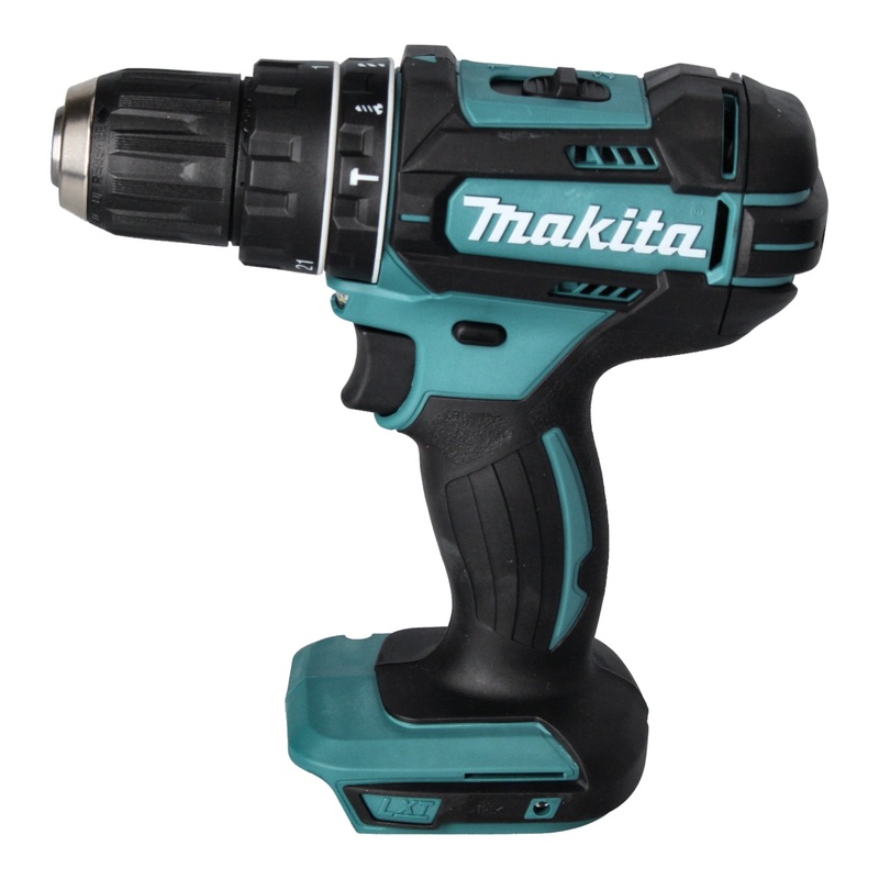 Taladro percutor inalmbrico Makita DHP 482 SFJ-R 18 V 62 Nm + 2x bateras 3,0 Ah + cargador + RHINO
