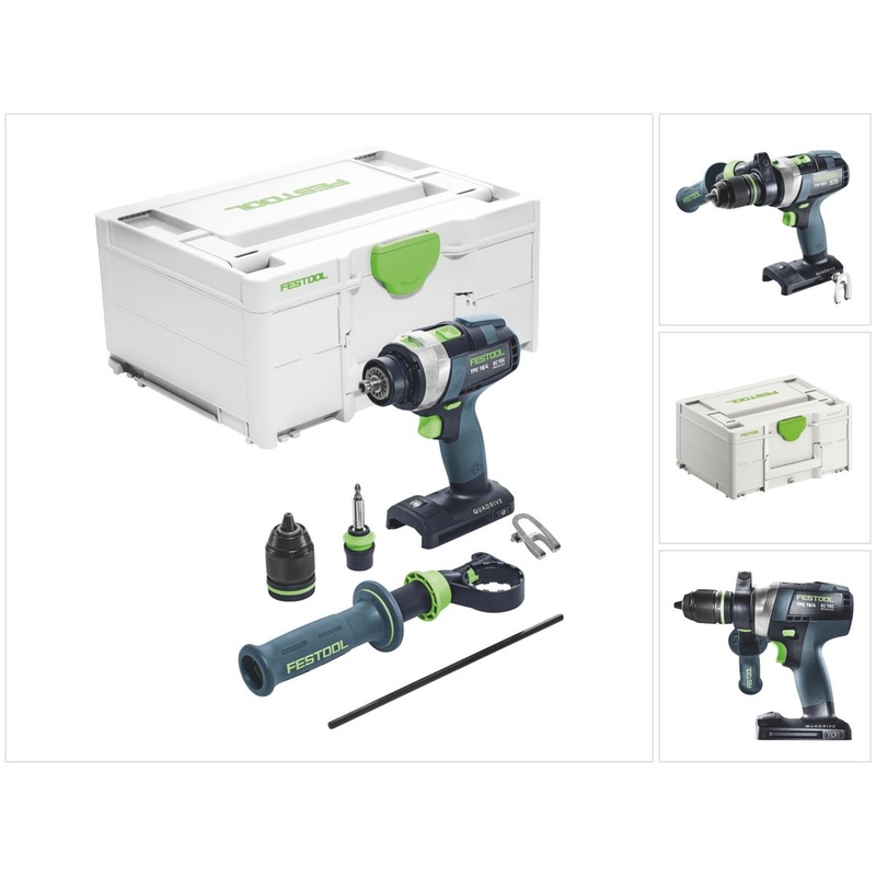 Festool TPC 18/4 I-Basic Taladro percutor a batera 18 V 75 Nm (575604) Brushless + Systainer - sin batera, sin cargador