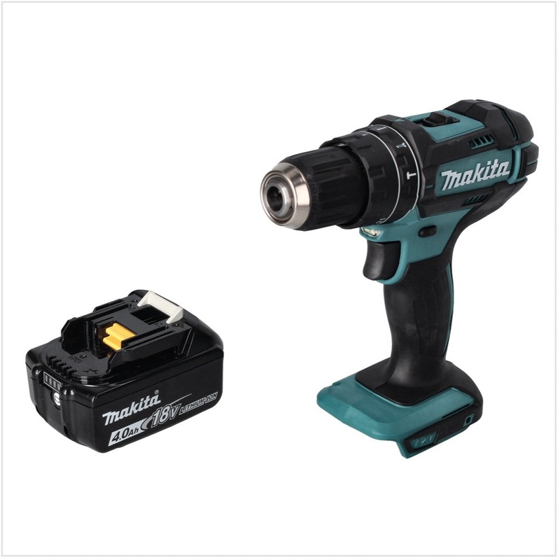 Taladro de impacto inalmbrico Makita DHP 482 M1 18 V 62 Nm + 1x batera 4.0 Ah - sin cargador