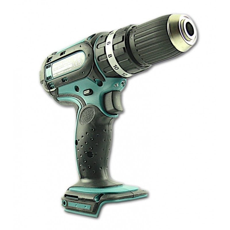Makita BHP 452 Taladro con batera Li-Ion de 18 V verde solo - solo el dispositivo + 1x batera Makita BL1830 B 3,0 Ah