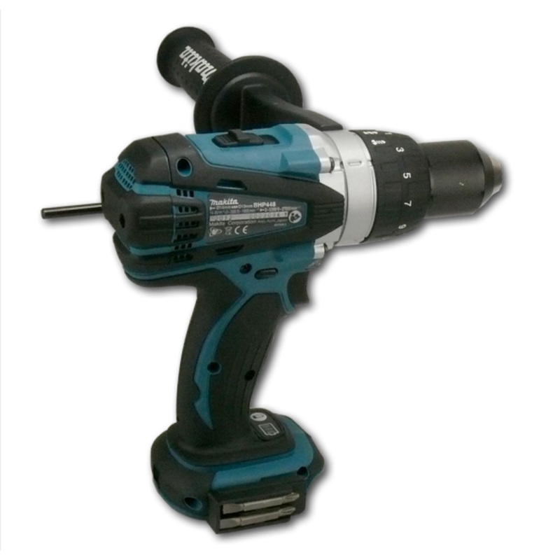 Taladro percutor inalmbrico Makita BHP 448 14,4V Li-ion solo: solo el dispositivo, sin accesorios, sin batera, sin cargador, sin estuche