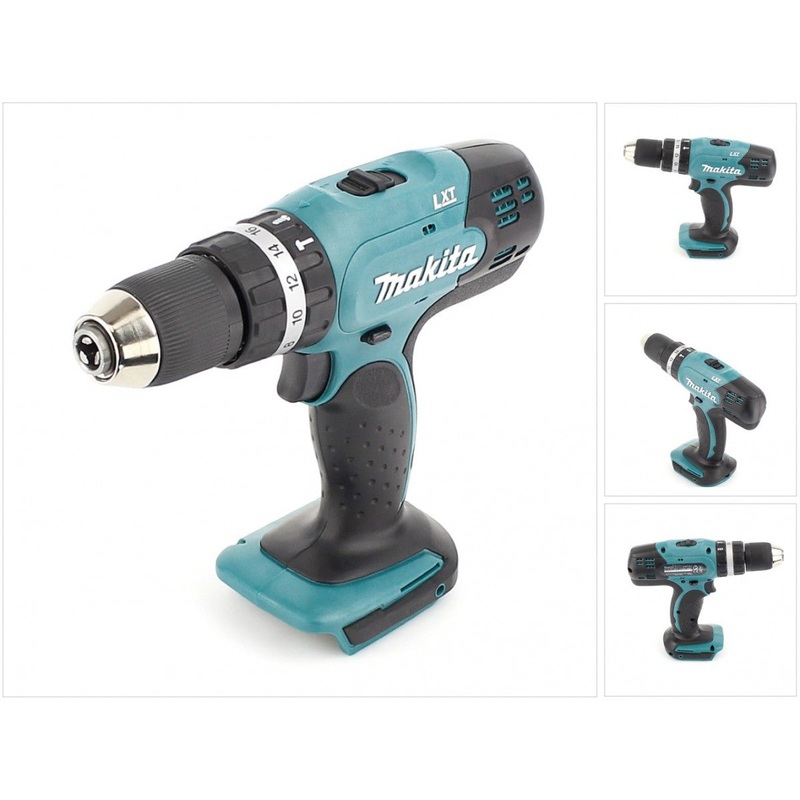 Taladro percutor inalmbrico Makita DHP 453 Z 18 V 42 Nm Solo - sin batera, sin cargador