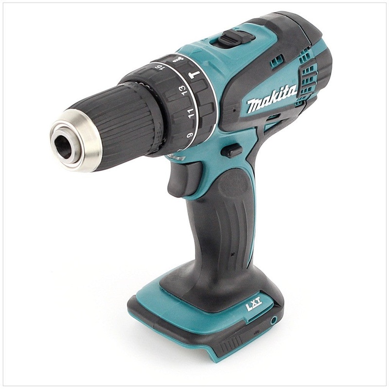 Taladro percutor inalmbrico Makita DHP 456 Z 18 V 50 Nm Solo Green - sin batera, sin cargador