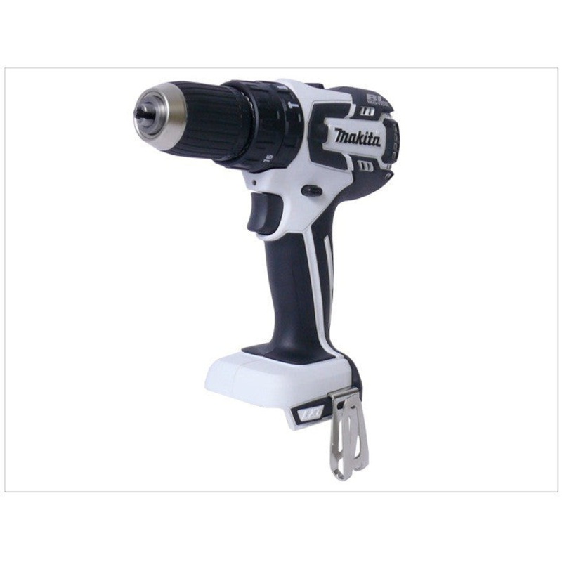 Taladro percutor inalmbrico Makita DHP 459 blanco 18 V Li-Ion solo - solo el dispositivo sin accesorios
