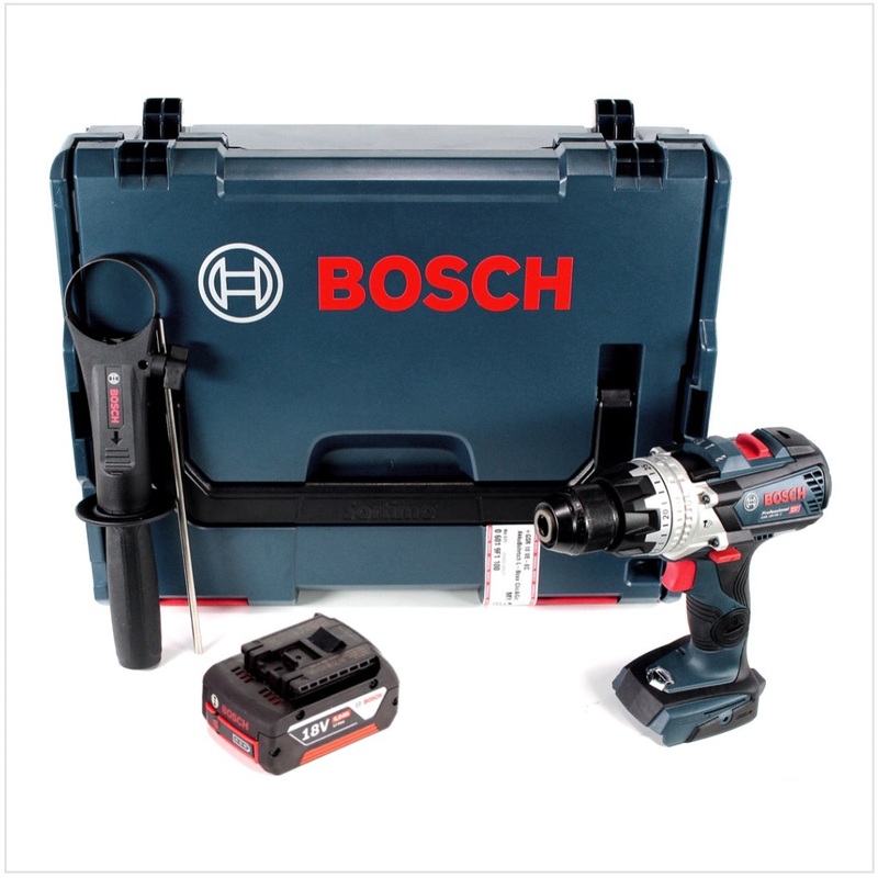 Bosch GSB 18V-85 C taladro percutor inalmbrico 18V 85Nm 1/2" sin escobillas + 1x batera 5.0Ah + L-Boxx - sin cargador