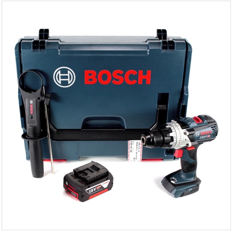 Bosch GSB 18V-85 C taladro percutor inalmbrico 18V 85Nm 1/2" sin escobillas + 1x batera 6.0Ah + L-Boxx - sin cargador